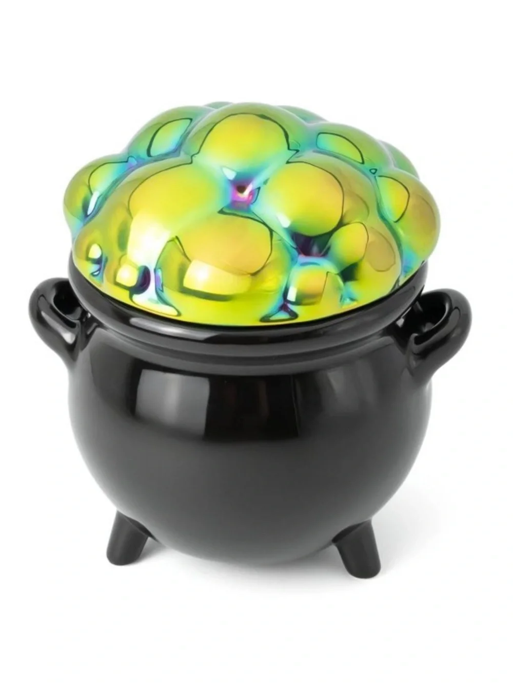 Black Cauldron with Iridescent Green Bubble Lid Target Bullseye’s Playground